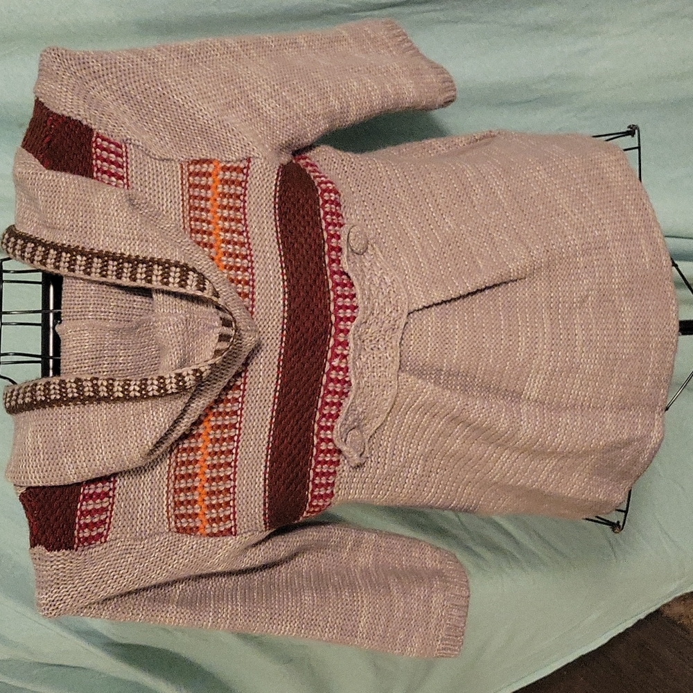 Cute boho baby doll 3/4 link sweater - Picture 3 of 6